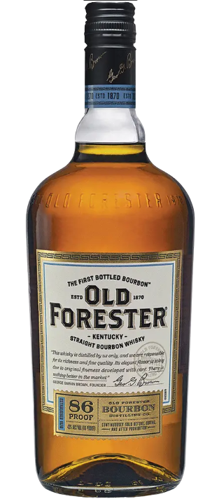 Old Forester Classic Kentucky Straight Bourbon Whisky 1.75 L bottle with amber liquid and vintage label