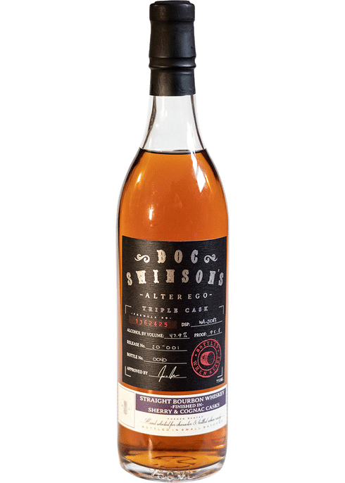 Doc Swinson's Alter Ego Flagship Series Triple Cask Sherry and Cognac Finished Bourbon Whiskey 750ml Bottle