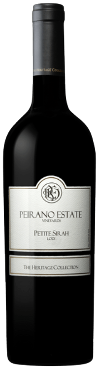 Peirano Heritage Collection Petite Sirah 2018 750 ML bottle – bold Lodi red wine