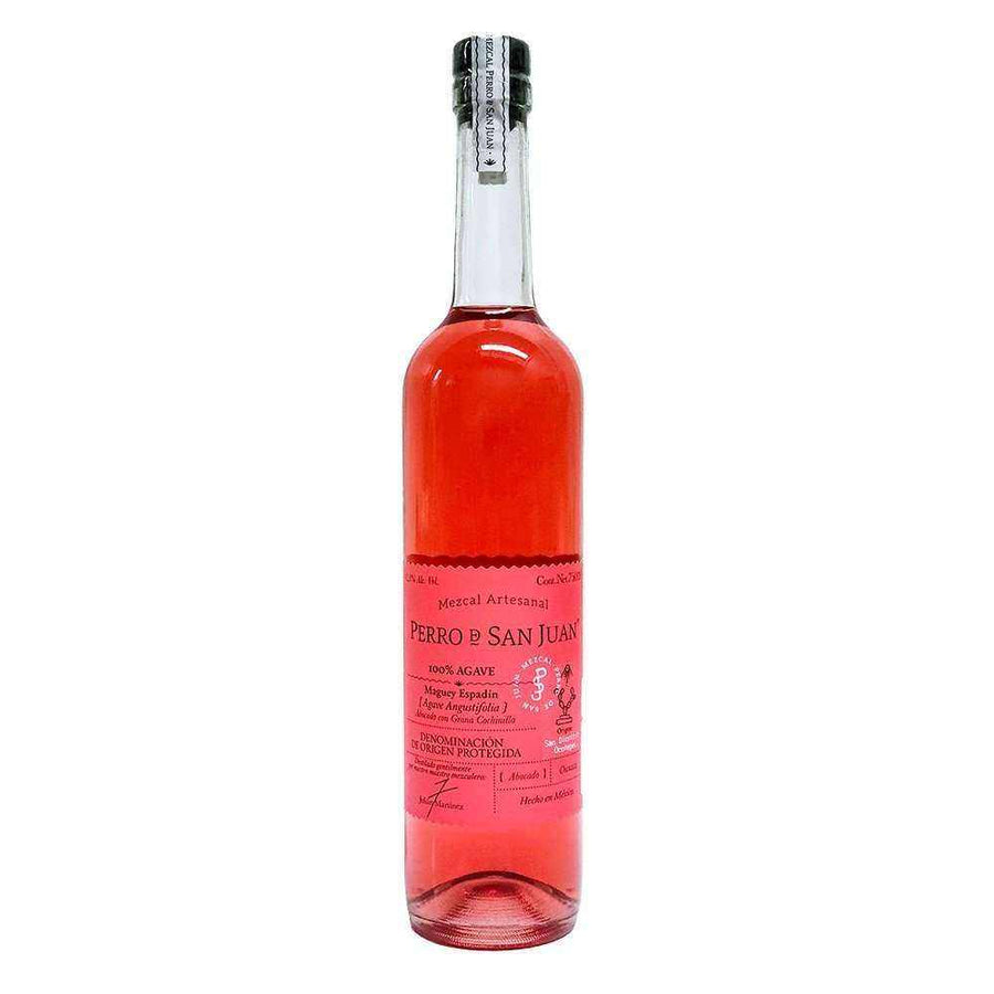 Perro De San Juan Maguey Espadin mezcal bottle, 750 ML, Oaxaca, Mexico.