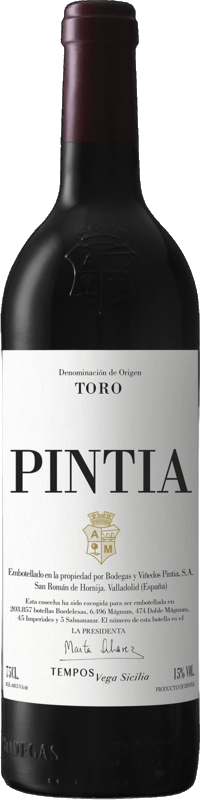 Bottle of Pintia Toro 2013 Spanish Red Wine 750ML