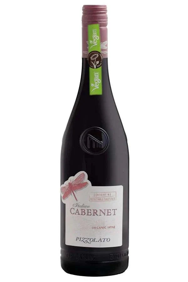 Bottle of La Cantina Pizzolato Venezia Cabernet 750 ML red wine with organic grapes from Veneto.