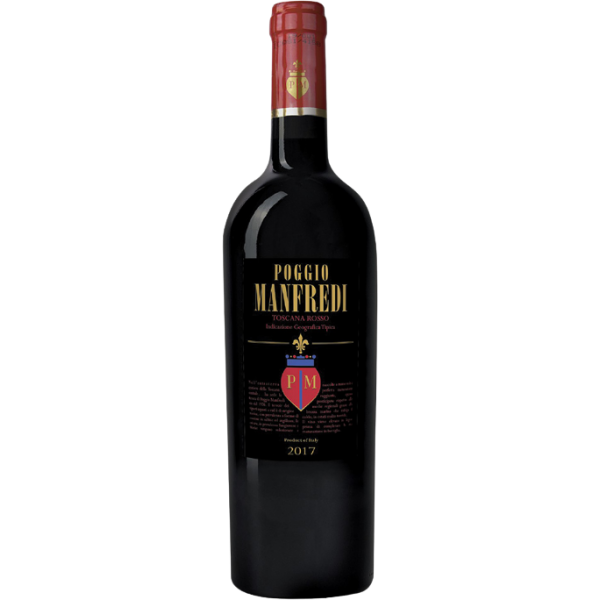 Poggio Manfredi Super Tuscan 750 ML Red wine With Elegant Ltalian Label