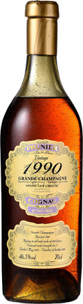 Prunier 1990 Natural Cask Strength Grande Champagne Cognac 700 ML