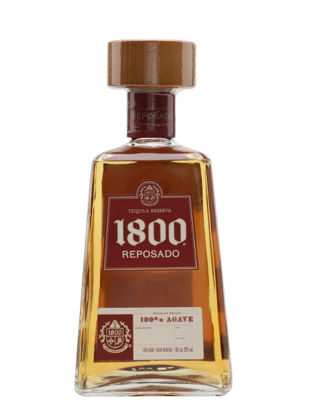 Bottle of 1800 Reposado Tequila 750 ML with classic label design.