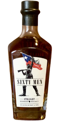 Sixty Men Straight Bourbon Whiskey 750 ML