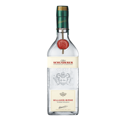 Schladerer Williams Birne Pear 750 ML premium German spirit bottle.