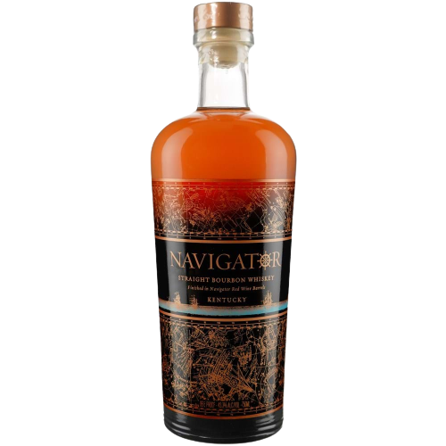 Navigator 3 Year Old Kentucky Bourbon Whiskey, finished in red wine barrels, 750 ML bottle.