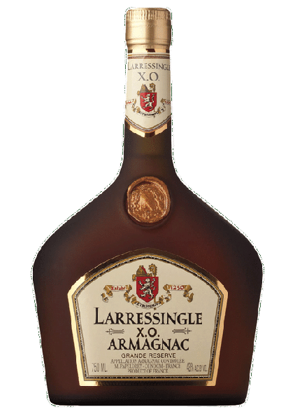 Larressingle XO Grande Reserve Armagnac 750 ML bottle.