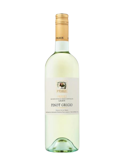 Pighin Pinot Grigio Friuli Grave 750 ML bottle Italian white wine