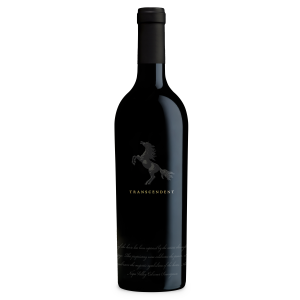 Black Stallion Limited Release Trnscndnt Cabernet Sauvignon 2021 bottle showcasing premium Napa Valley red wine