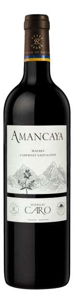 Amancaya Cabernet Sauvignon Malbec 750 ML premium Argentina red wine bottle