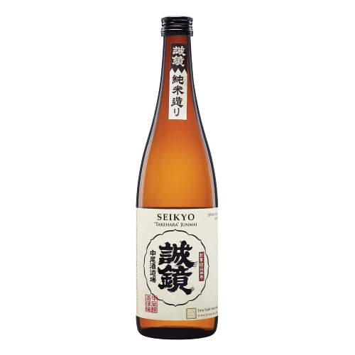 Seikyo Takehara Mirror Of Truth Junmai 720 ML bottle, premium Japanese sake with smooth umami flavors, rice sweetness, and a delicate finish.