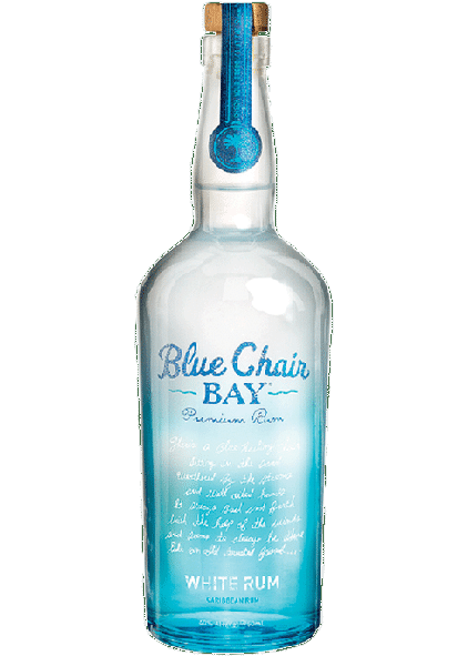Blue Chair Bay Premium Blend White Rum 1L bottle with Caribbean oak cask influence.
