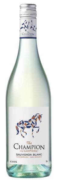The Champion Il Campione Sauvignon Blanc 750 ML bottle with vibrant label design.