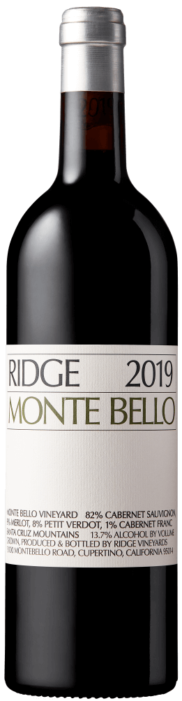 Ridge Monte Bello Cabernet Sauvignon 2019 750 ML