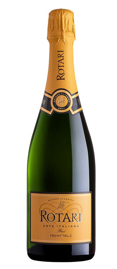 Rotari Trento Brut Italian sparkling wine bottle 750 ML with elegant packaging and fine perlage