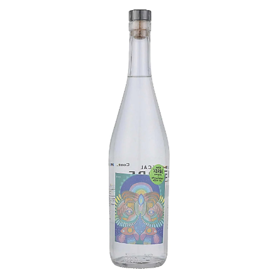 Verde Amaras Mezcal Joven Espadin Artesanal A1 1 L bottle showcasing artisanal handcrafted mezcal from sustainable Espadin agave