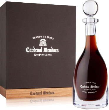 Cardenal Mendoza Brandy De Jerez Non Plus Ultra 750ML with elegant box packaging.