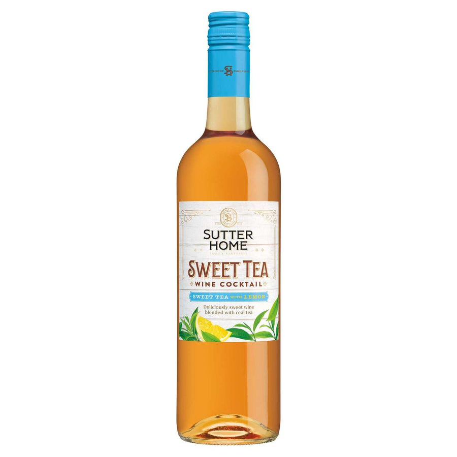 Sutter Home Sweet Tea Wine Cocktail 750ml bottle with lemon and tea flavors
