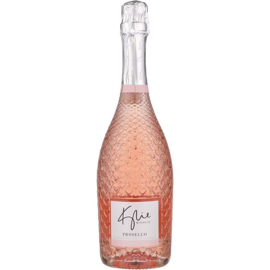 Kylie Minogue Prosecco Extra Dry Italy 750 ML bottle with fresh fruit flavors and Italian elegance
