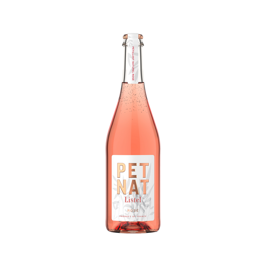 Listel Sparkling Rose Pet Nat France 750ml bottle with fresh red berry and floral notes