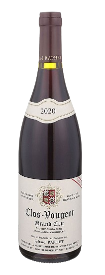 Grand Cru Gerard Raphet Clos De Vougeot Vieilles Vignes 2020 750 ML