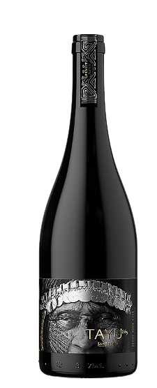 1865 Pinot Noir Tayu Malleco Valley 2020 wine bottle, 750 ml, intense ruby red.