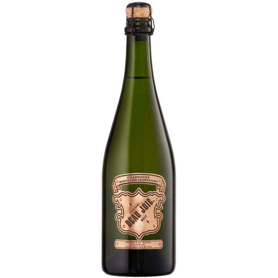 Beau Joie Champagne Brut Special Cuvee bottle, 750 ML, zero-dosage with balanced dryness and sweetness.