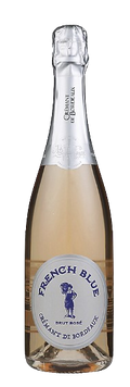 French Blue Cremant De Bordeaux Brut Rose 750 ML