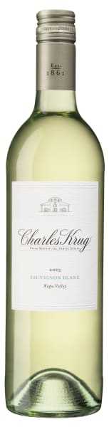 Charles Krug Sauvignon Blanc St. Helena 2024 white wine bottle with vibrant and crisp characteristics