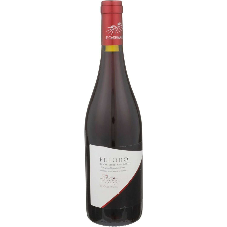 Le Casematte Vino Rosso Peloro Terre Siciliane 2015 Italian red wine bottle 750 ML