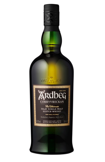 Ardbeg Single Malt Scotch Corryvreckan 114.2 750 ML bottle with bold, peaty flavor.