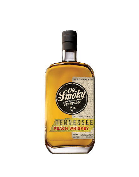 Ole Smoky Peach Flavored Whiskey 750ml bottle.
