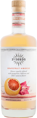 21 Seeds Grapefruit Hibiscus Infused Blanco Tequila 70 750 ML