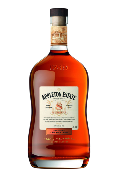 Appleton Estate Aged Rum Reserve 8 Year 750 ML bottle.