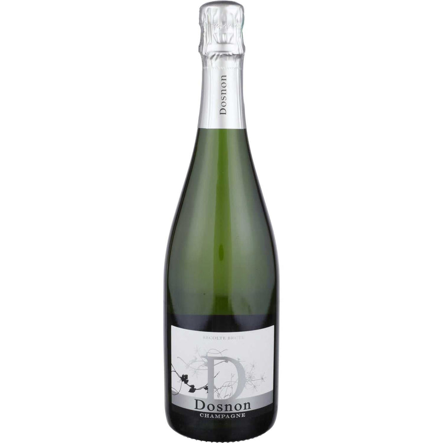 Dosnon Champagne Recolte Brute 750 ML bottle with sparkling wine and fresh citrus aromas