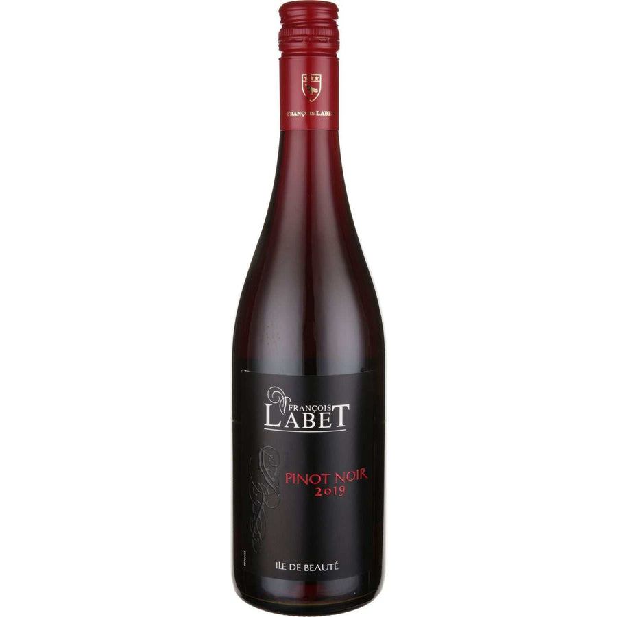 Francois Labet Pinot Noir Ile De Beaute 2019 750ML bottle with red fruit and spice notes