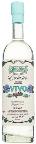 Siempre Vivo High Proof Blanco Tequila 750 ML