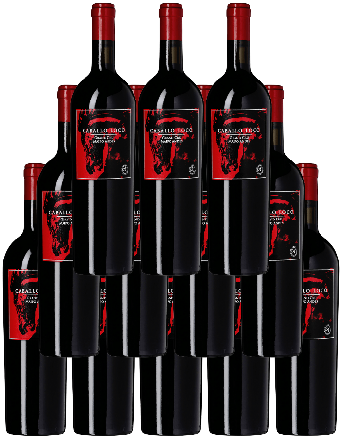 12-bottle case of Caballo Loco Grand Cru Maipo 2021 Valley Red Wine
