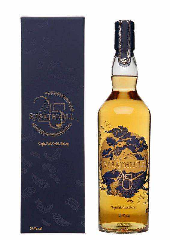 Strathmill 25 Year Old Single Malt Scotch Whisky with box, 750 ML bottle.