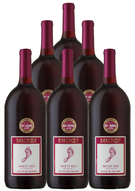 Barefoot Cellars Sweet Red California 1.5 L (6 Bottles)