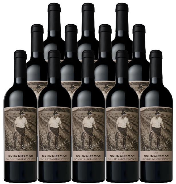 Nurseryman Cabernet Sauvignon Napa Valley 2020 12 bottles wine packaging