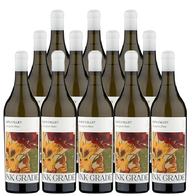 Ink Grade Sauvignon Blanc Napa Valley 2021 white wine bottle 750ml pack of 12