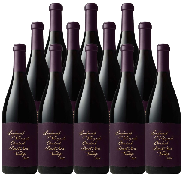 Landmark Pinot Noir Overlook California 2022 750 ML (12 Bottles)