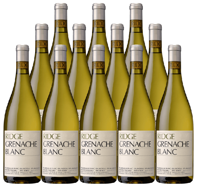 Ridge Vineyards Grenache Blanc 2024 750 ML (12 Bottles)