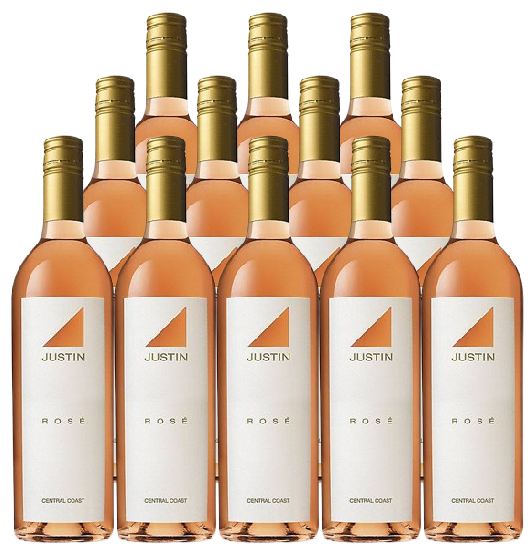 Justin Rose Wine Central Coast 2024 750 ML (12 Bottles)