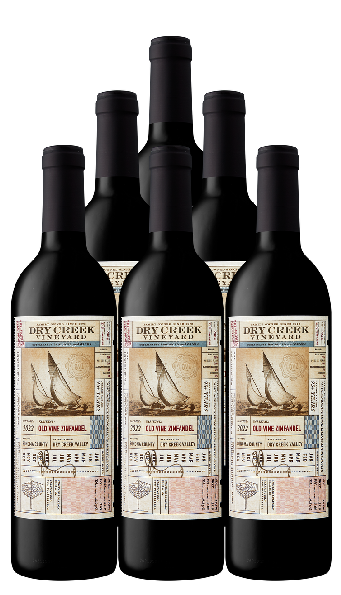 Dry Creek Vineyard Zinfandel Old Vine Dry Creek Valley 2022 750 ML (6 Bottles)