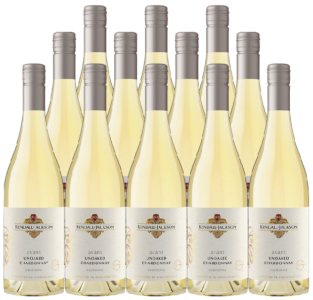 Kendall-Jackson Avant Unoaked Chardonnay 2024 750 ML (12 Bottles)