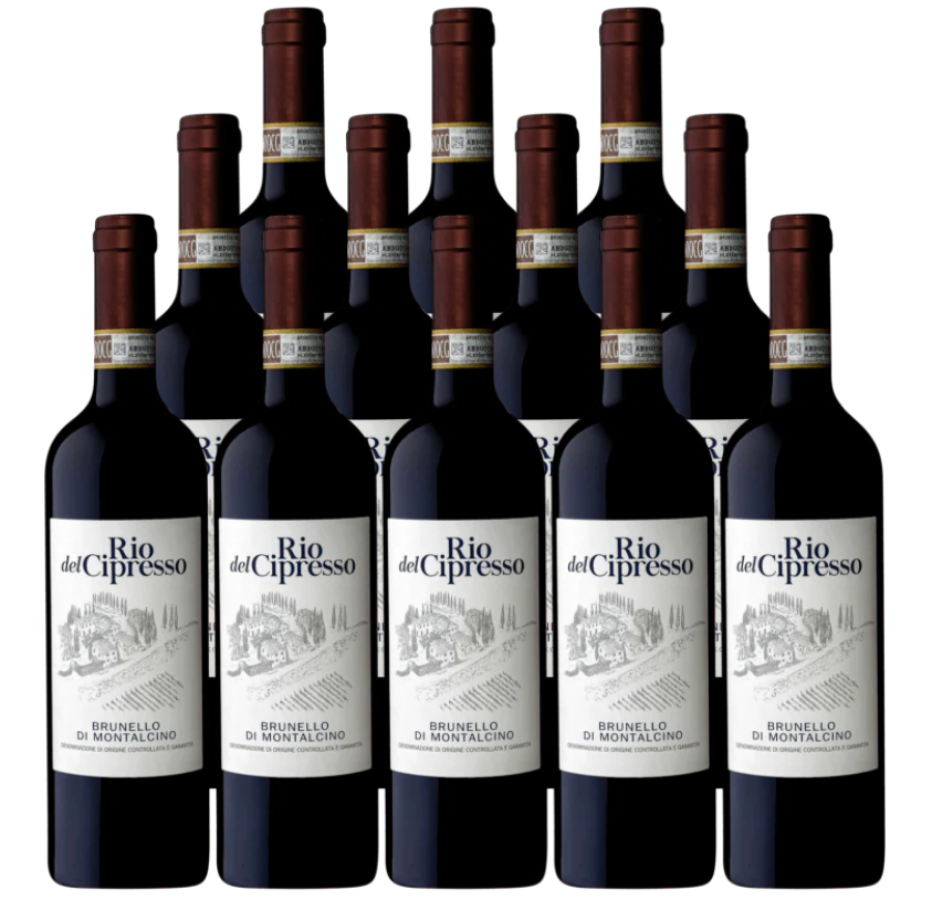 Rio del Cipresso Brunello di Montalcino 750 ML (12 Bottles)